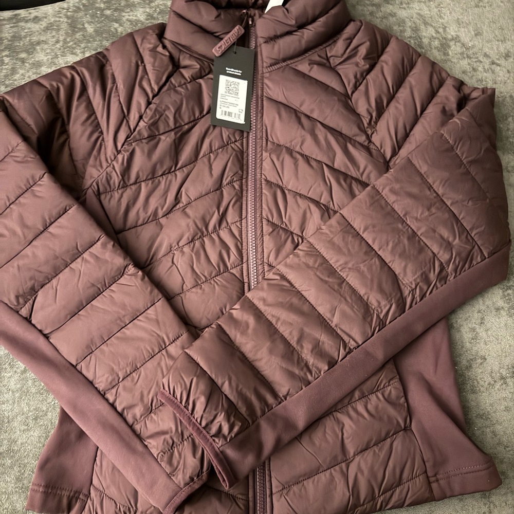 Fabletics Women's Puffer Jacket in Plum